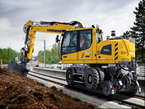 Excavadoras ferroviarias A 922 Rail y A 924 Rail en la IAF 2025